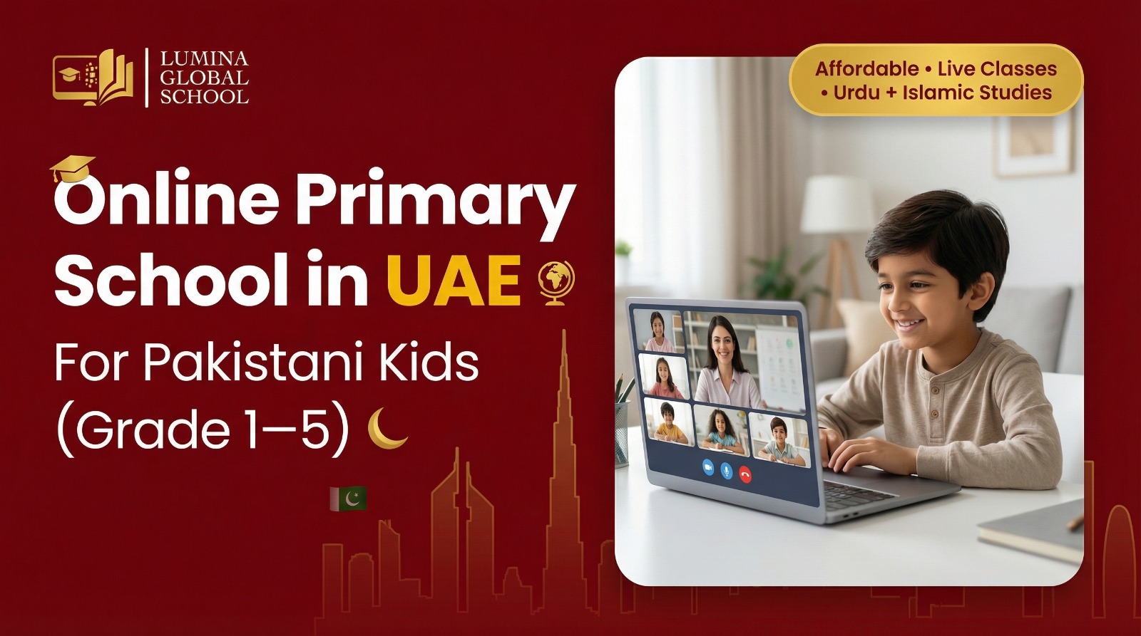 Online Primary School for Pakistani Kids in UAE: A Parent's Guide